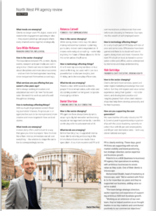 North West Business Insider May-June 2026 edition PR agency review